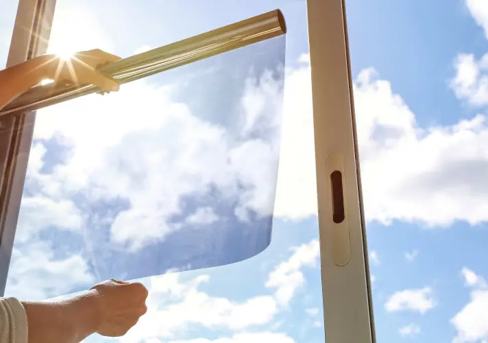 ガラスフィルム工事